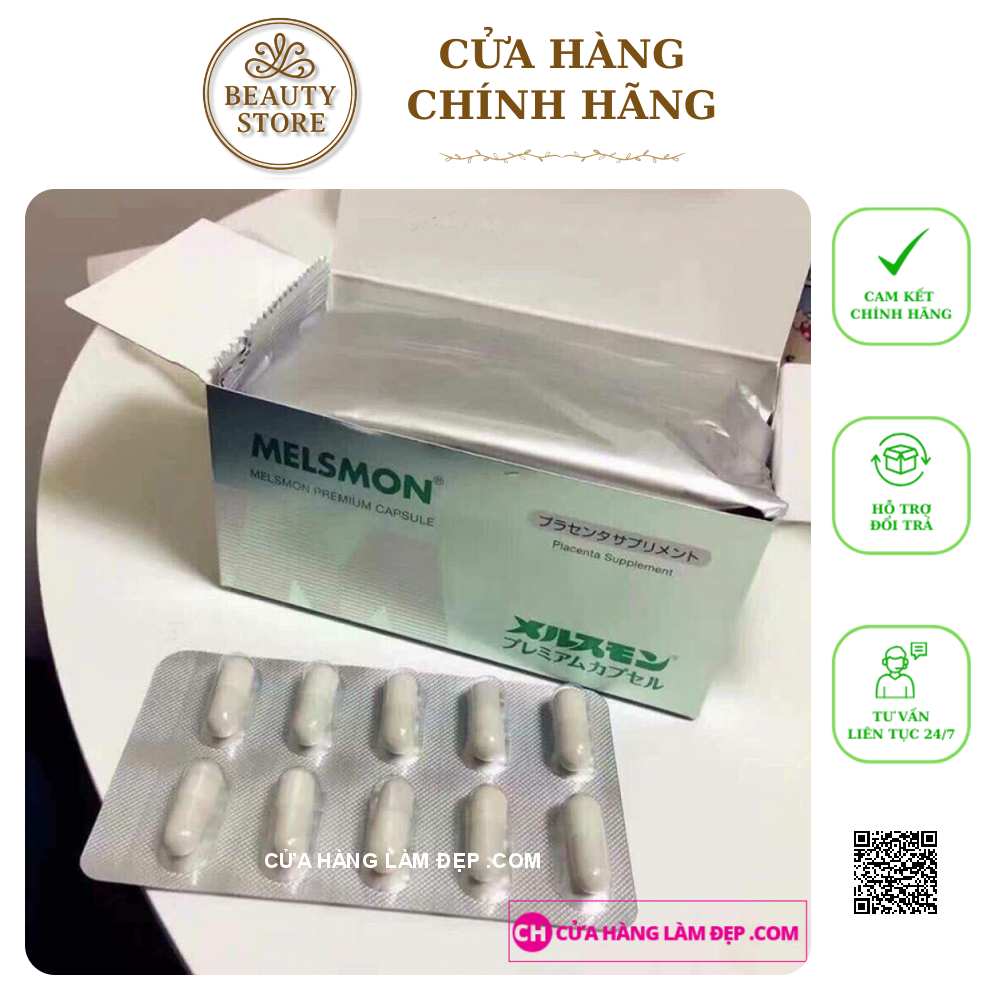 Viên Tinh Chất Tế Bào Nhau Thai Melsmon Premium Capsule