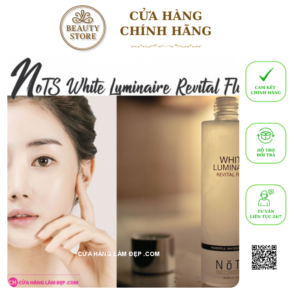 Nước thần đặc giảm làm sáng da Hàn Quốc NOTS White Luminaire Revital Fluid