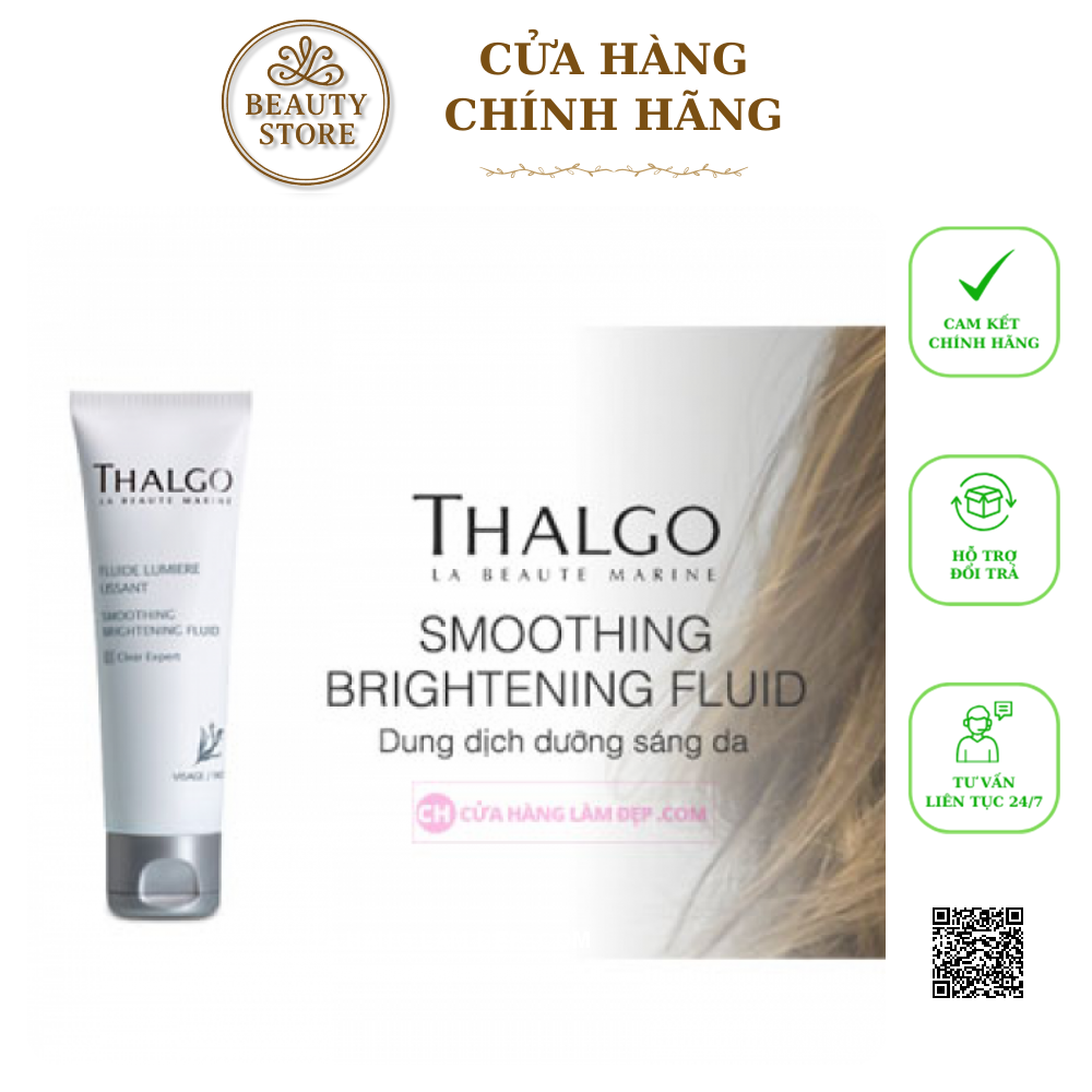 Dung Dịch Dưỡng Trắng Và hỗ trợ trẻ hóa Da Thalgo Smoothing Brightening Fluid