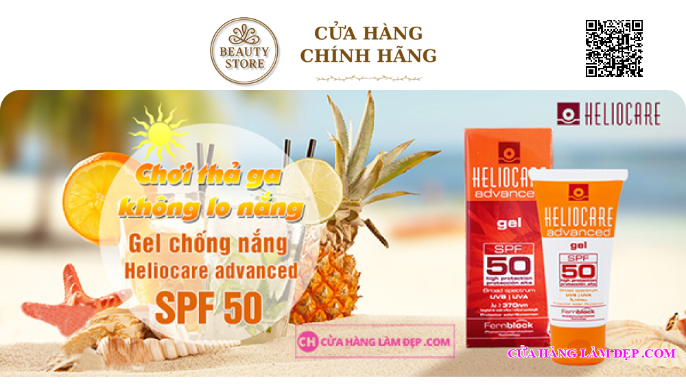 Kem chống năng, làm dịu da Heliocare Advanced Cream SPF 50