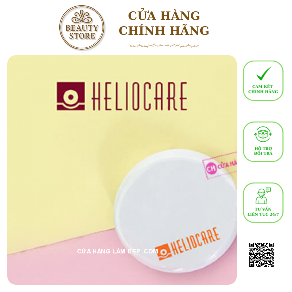 Phấn nền hỗ trợ Hỗ Trợ Chống nắng màu da Heliocare Oil-Free Compact SPF 50 Faire