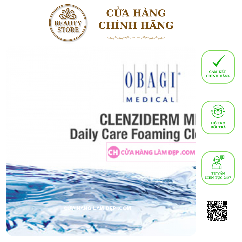Sữa Rửa Mặt Cho Da Mụn Obagi Cleziderm MD Daily Care Foaming Cleanser
