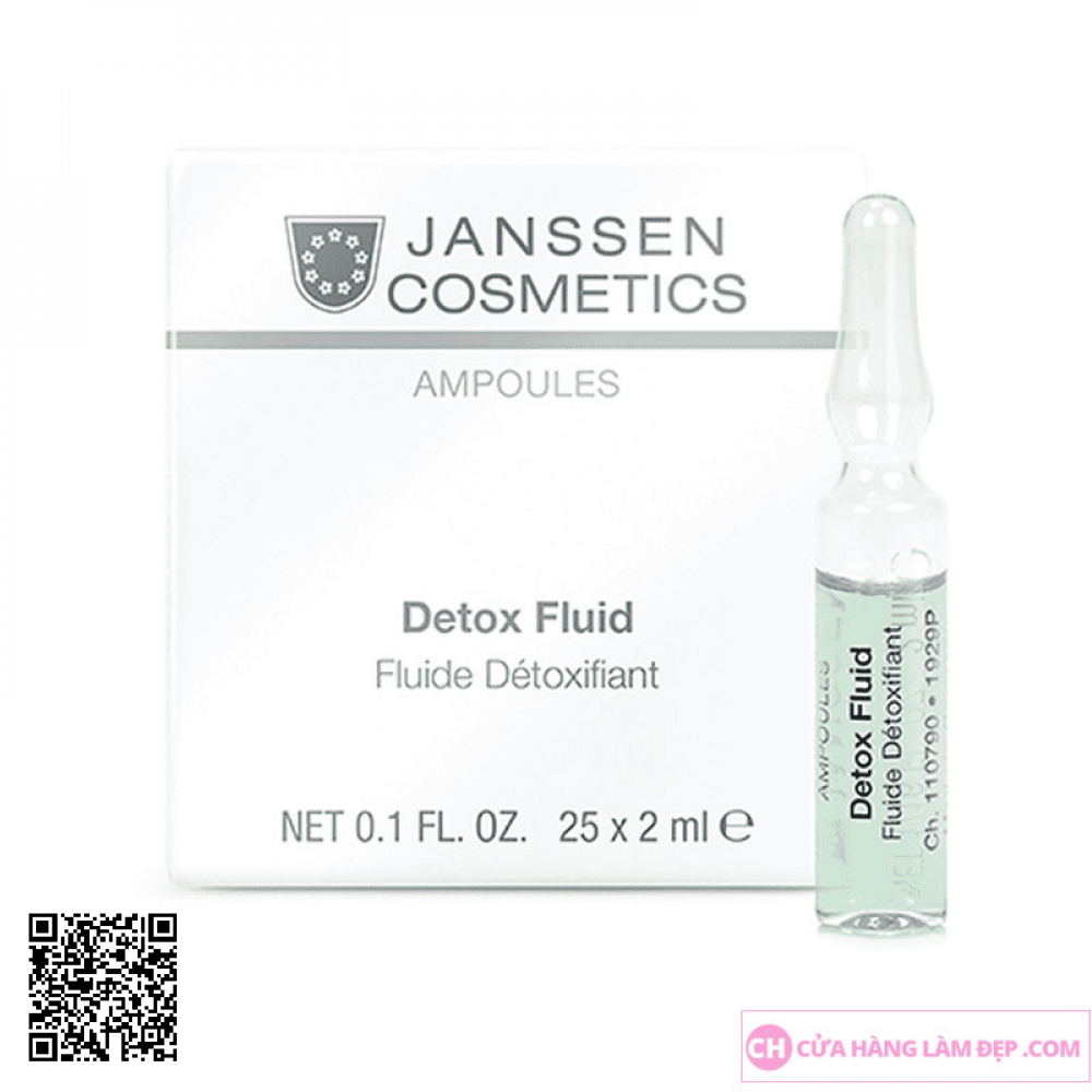 Tinh Chất Giải Độc Tố Cho Da Janssen Ampoules Detox Fluid (25 ống x 2ml)