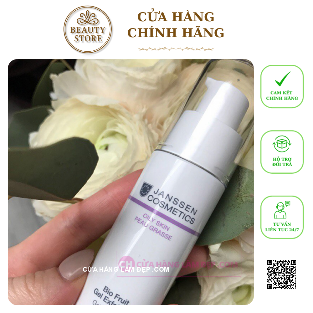 Gel Tẩy Tinh chất Chết Chiết Xuất Từ Trái Cây Janssen Oily Skin Bio-Fruit Gel Exfoliator 30ml