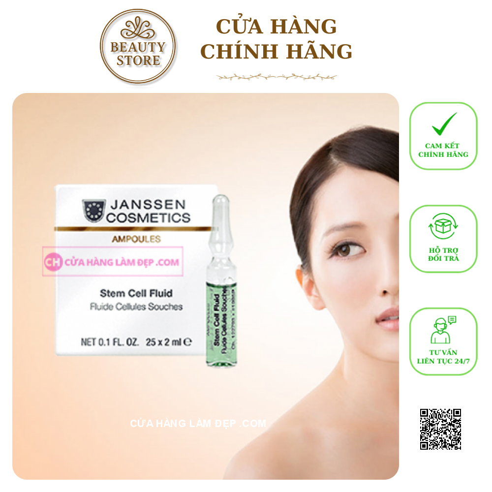 Tinh Chất Dưỡng Ẩm Và Tái Tạo Da Janssen Ampoules Stem Cell Fluid