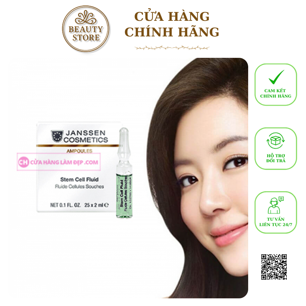 Tinh Chất Dưỡng Ẩm Và Tái Tạo Da Janssen Ampoules Stem Cell Fluid
