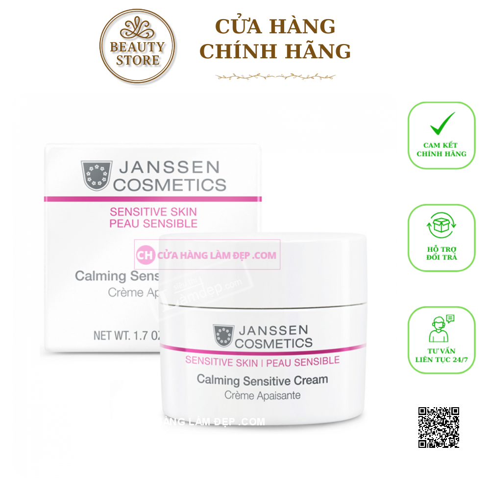 Kem Làm Dịu Da Nhạy Cảm Janssen Sensitive Skin Calming Sensitive Cream