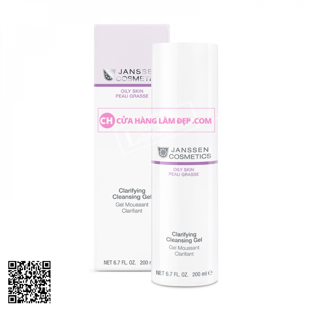 Gel Rửa Mặt Cho Da Dầu Janssen Oily Skin Clarifying Cleansing Gel