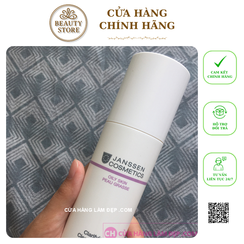 Gel Rửa Mặt Cho Da Dầu Janssen Oily Skin Clarifying Cleansing Gel