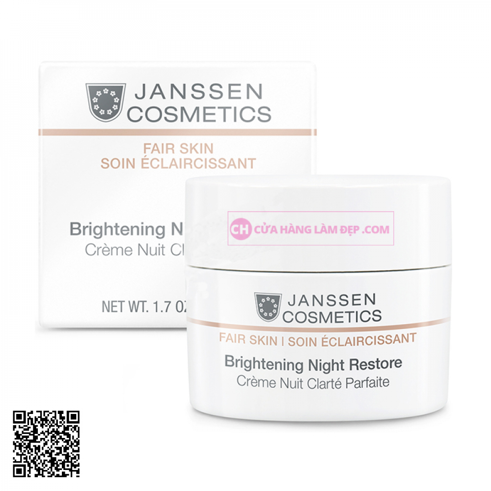 Kem Dưỡng Trắng Da Ban Đêm Janssen Fair Skin Brightening Night Restore