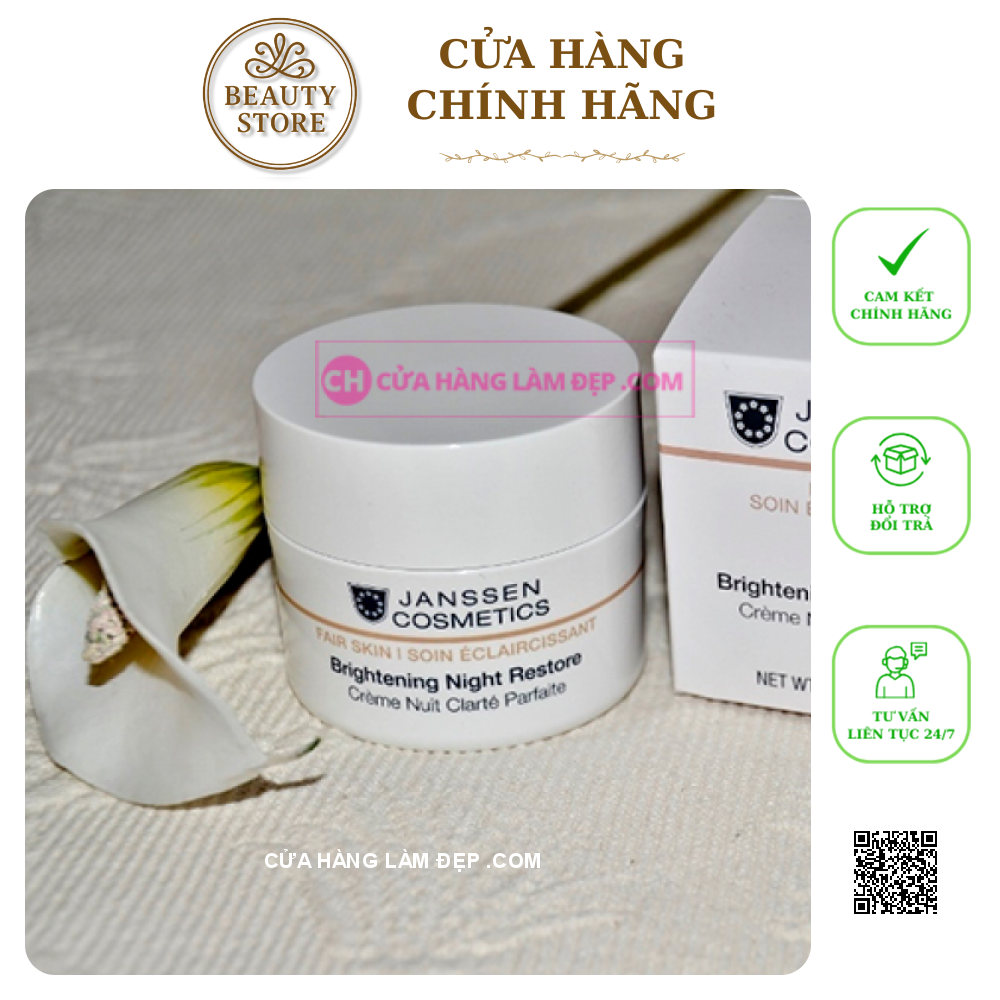 Kem Dưỡng Trắng Da Ban Đêm Janssen Fair Skin Brightening Night Restore