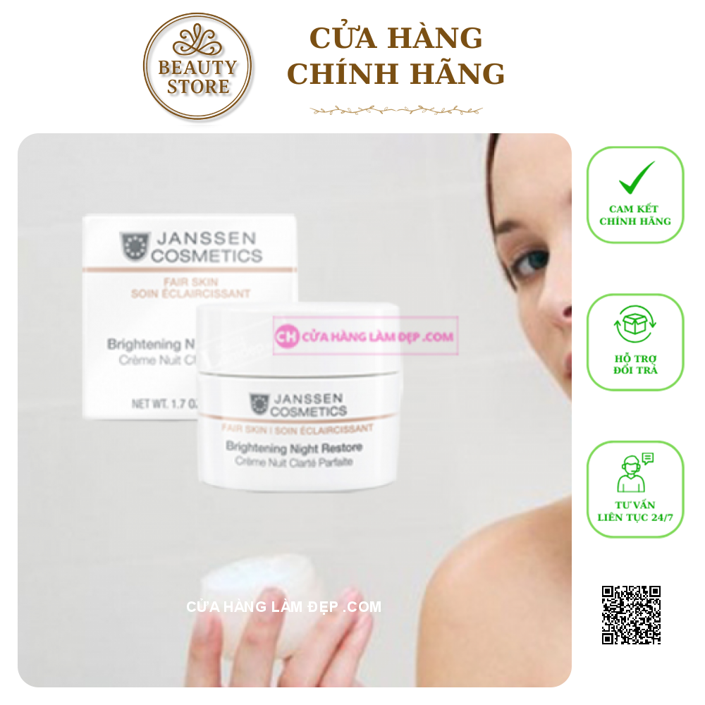 Kem Dưỡng Trắng Da Ban Đêm Janssen Fair Skin Brightening Night Restore