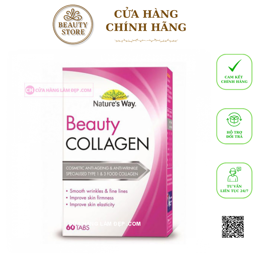 Viên Uống Collagen Natures Way Beauty Collagen Của Úc