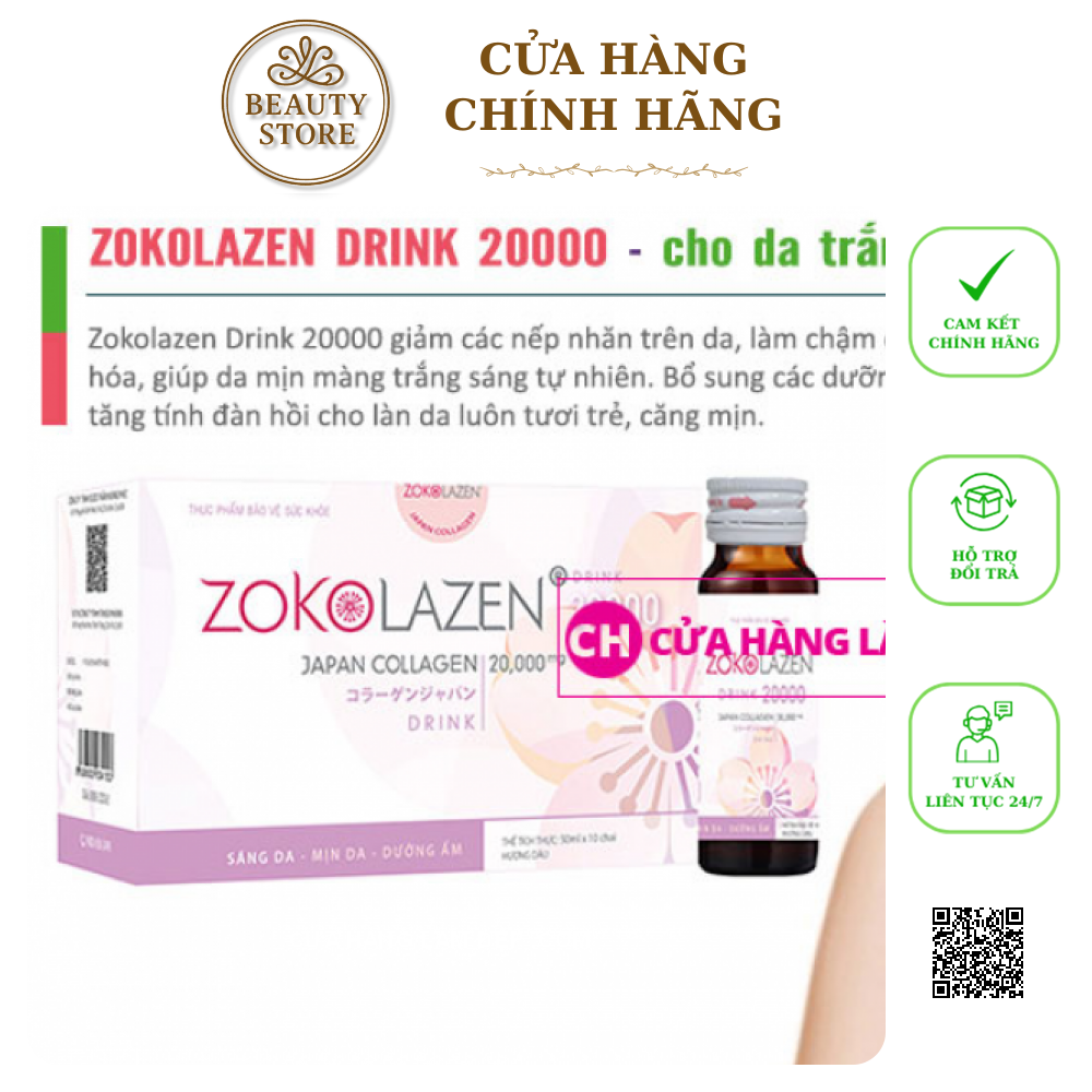 ZOKOLAZEN 20000MG COLLAGEN DẠNG NƯỚC TỪ NHẬT BẢN
