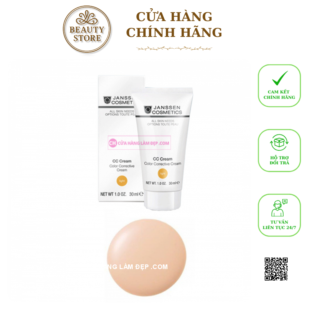 Kem Nền Janssen CC Cream Light SPF 30