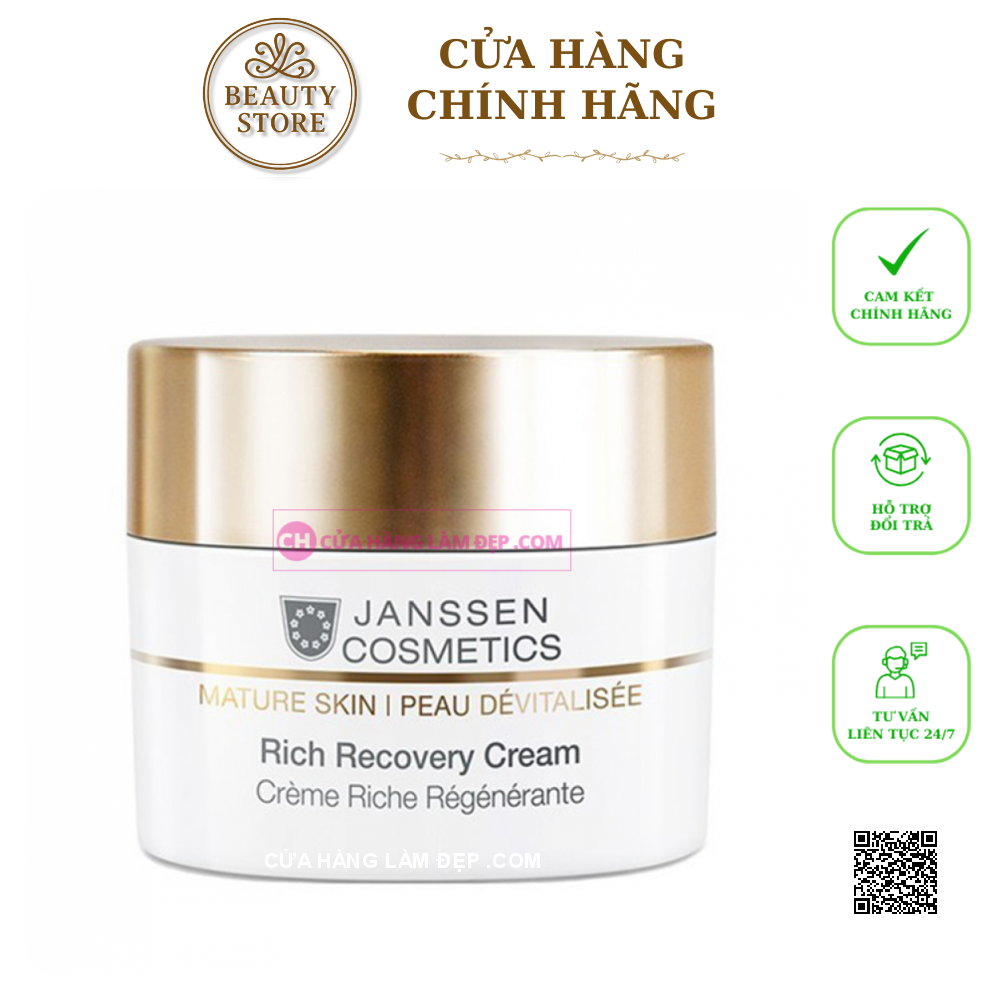 Kem dưỡng phục hồi da ban đêm Janssen Rich Recovery Cream 50ml