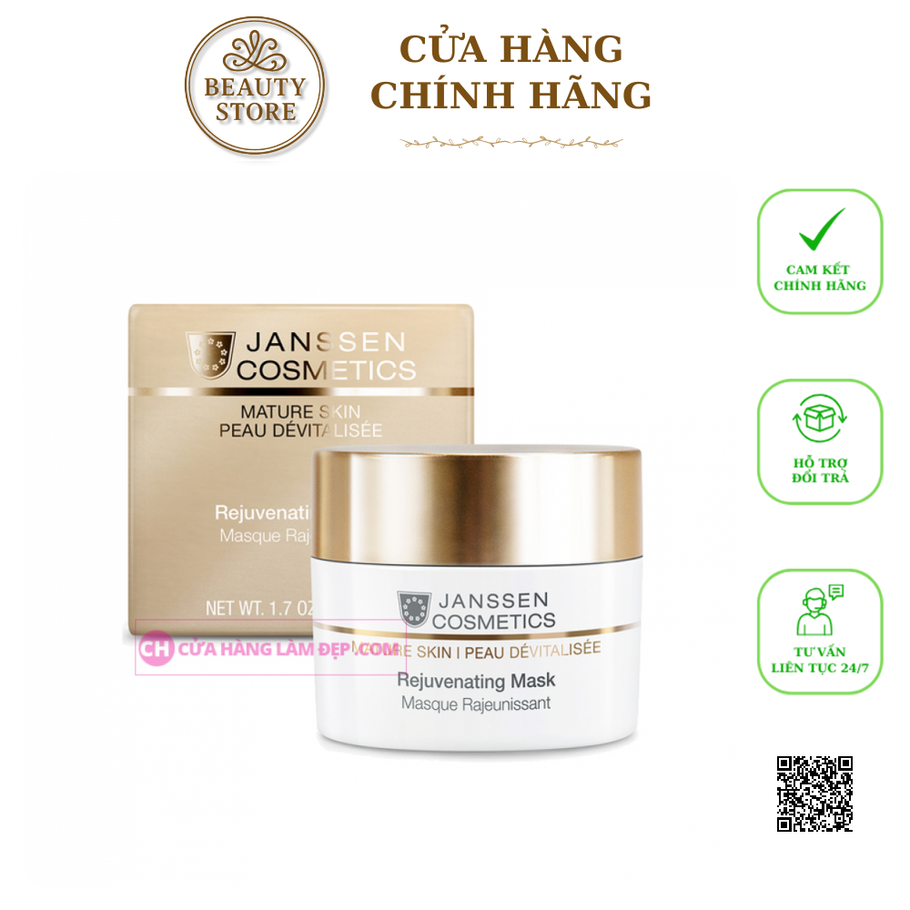 Mặt Nạ hỗ trợ trẻ hóa Da Dạng Kem Janssen Mature Skin Rejuvenating Mask 50ml