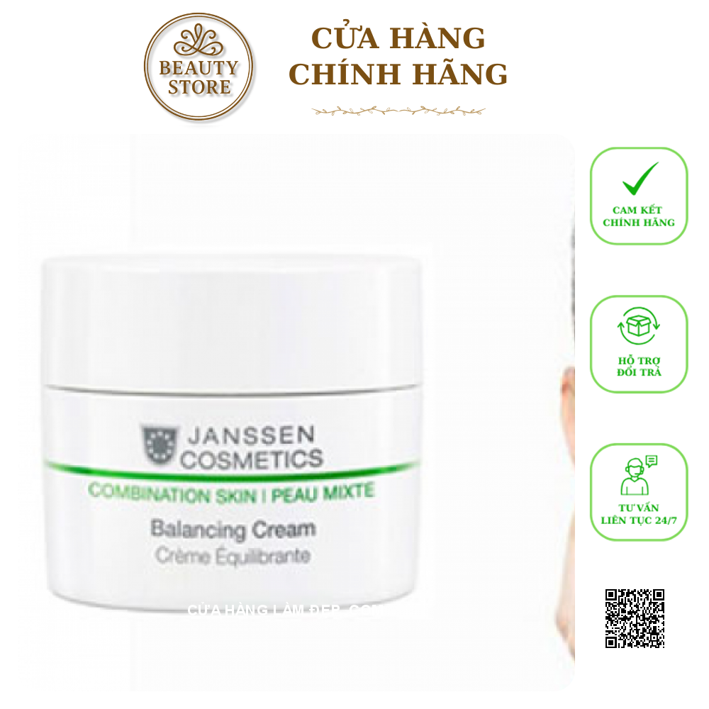 Kem Dưỡng Ẩm Cân Bằng Da Hỗn Hợp Janssen Combination Skin Balancing Cream