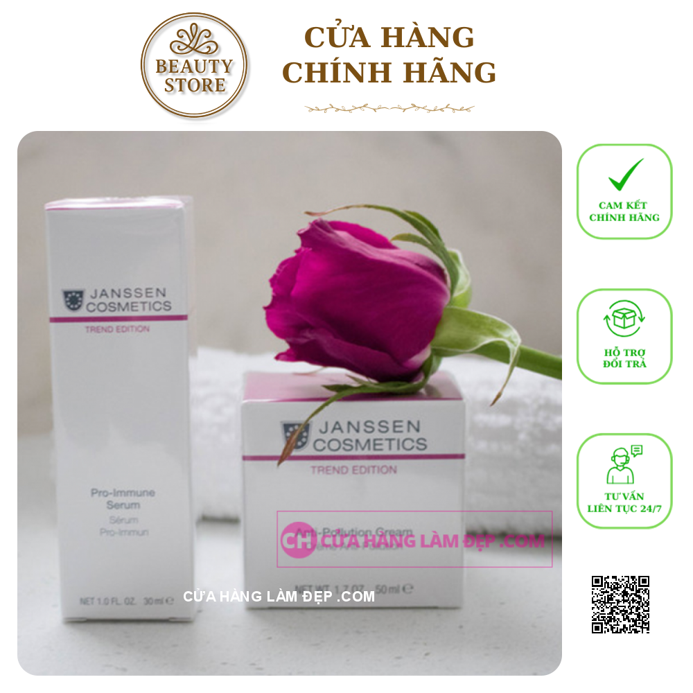 Kem Bảo Vệ Da Khỏi Tác Động Môi Trường Janssen Anti-Pollution Cream 50ml