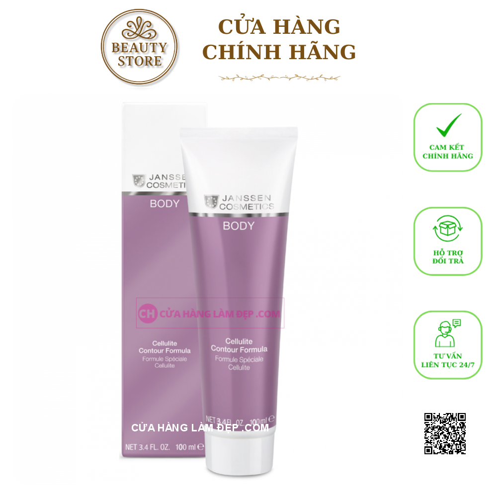 Kem Tan Mỡ Toàn Thân Janssen Cellulite Contour Formula 100ml