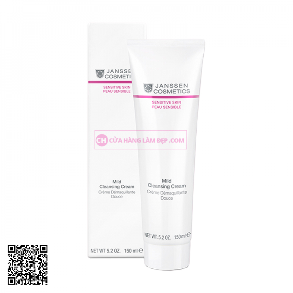 Sữa Rửa Mặt Cho Da Nhạy Cảm Janssen Sensitive Skin Mild Cleansing Cream