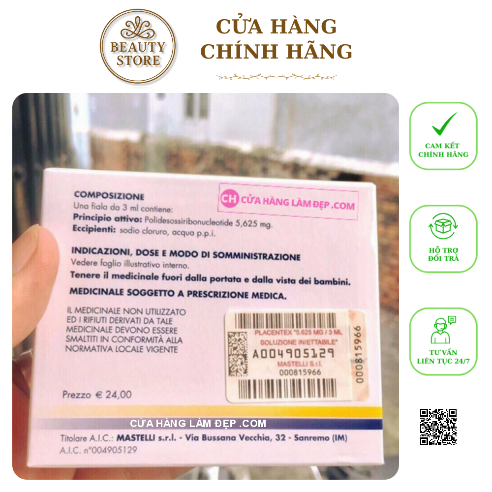 Tinh Chất DNA Cá Hồi Placentex Mastelli