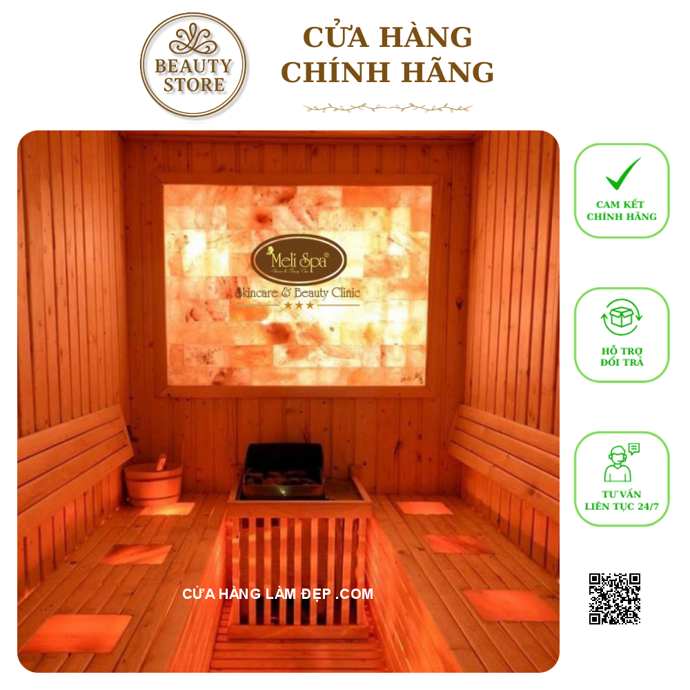Xông Hơi Đá Muối tại Meli Spa