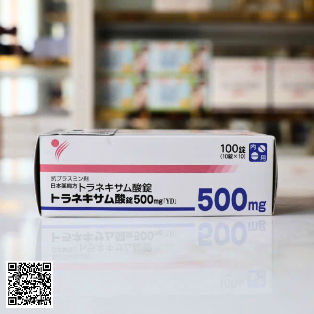 Viên Uống Trắng Da Mờ Nám Transamin 500mg Nhật Bản (Hộp 100 Viên)