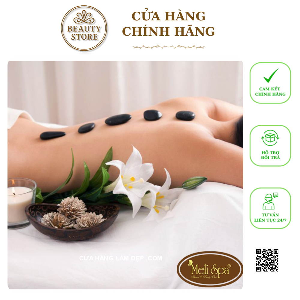 Massage Đá Nóng Bazan - 90 Phút tại Meli Spa