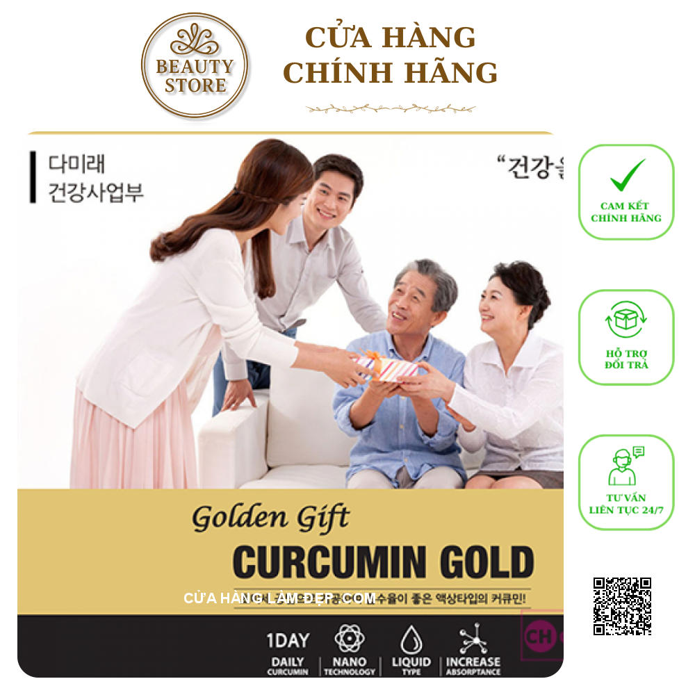 Tinh Chất Nghệ Vàng Golden Gift Nano Curcumin Gold Hàn Quốc