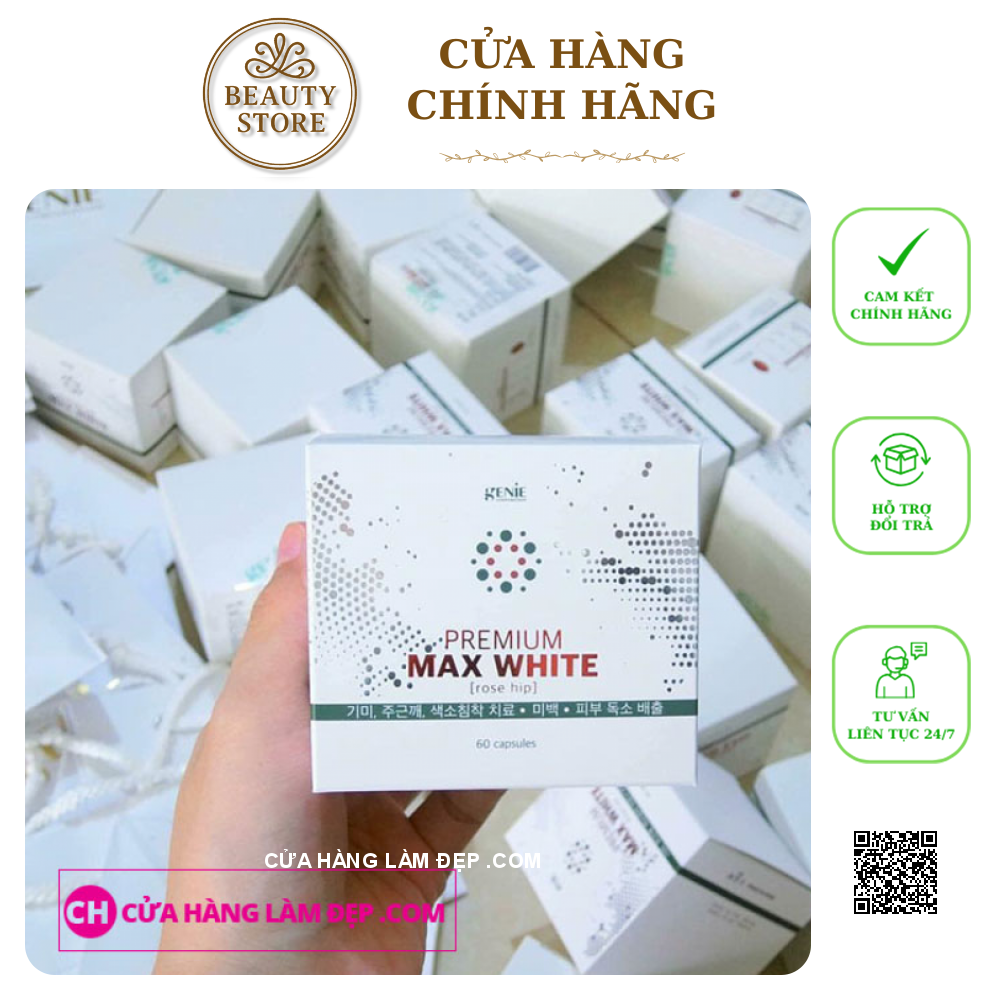 Viên Uống Trắng Da Genie Premium Max White