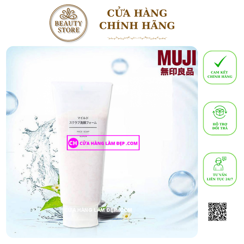 Tẩy Tinh chất Chết Muji Face Soap Scrub