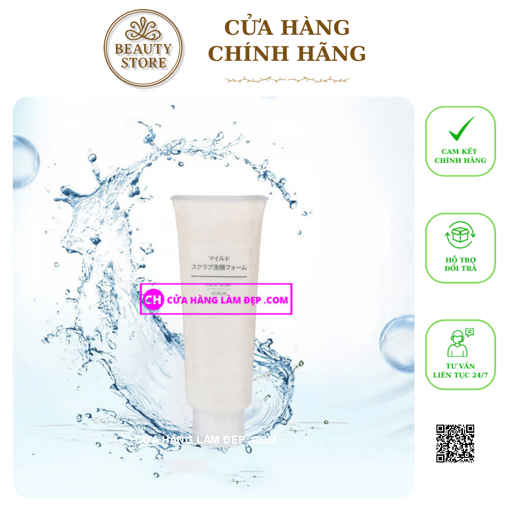 Tẩy Tinh chất Chết Muji Face Soap Scrub
