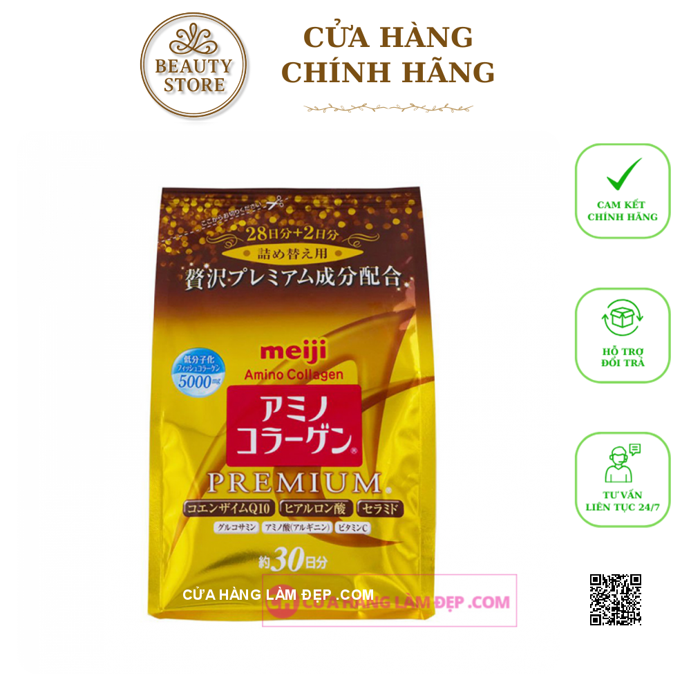 Bột Collagen Meiji Premium Dạng Gói