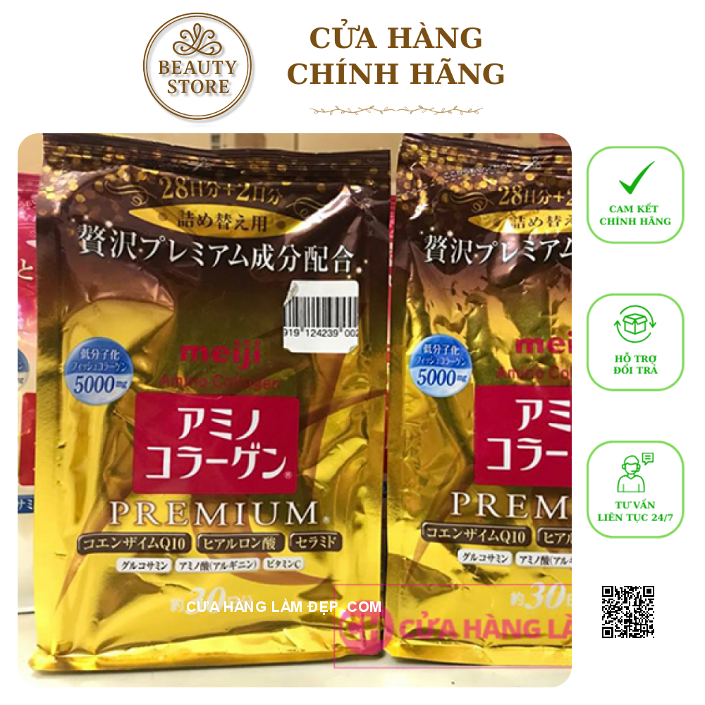 Bột Collagen Meiji Premium Dạng Gói