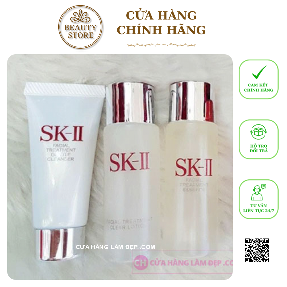 Bộ Mini Dưỡng Trắng Chăm Sóc Da SK-II Của Nhật Bản