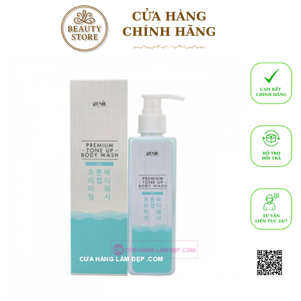 Sữa Tắm Trắng Da Genie Premium Tone Up Body Wash của Hàn Quốc