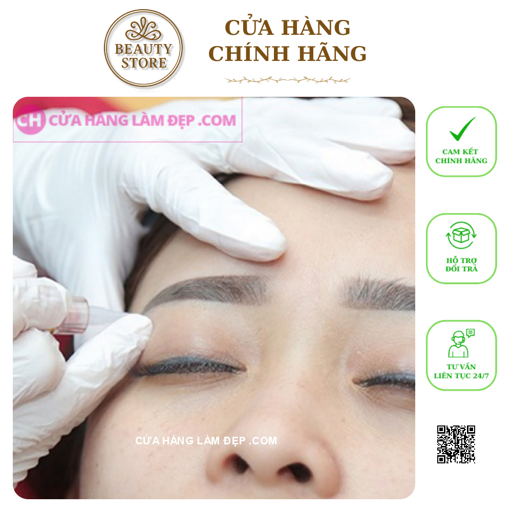 Phun Mày Vi Chạm Hạt Ombre tại Meli Spa