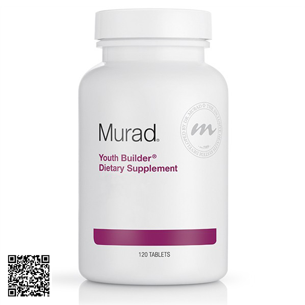 Viên uống trẻ hóa, giảm nếp nhăn Murad Youth Builder Dietary Supplement