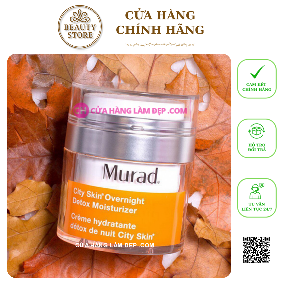 Kem Dưỡng Tái Tạo Và Giải Độc Da Ban Đêm Murad City Skin Overnight Detox Moisturizer