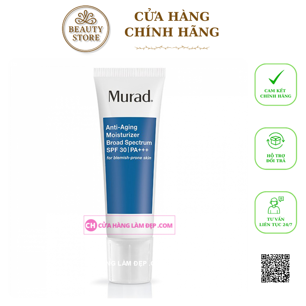 Kem Dưỡng Chống Nắng Dành Cho Da Dầu - Lão Hóa Murad Anti-Aging Moisturizer Broad Spectrum SPF 30 PA+++