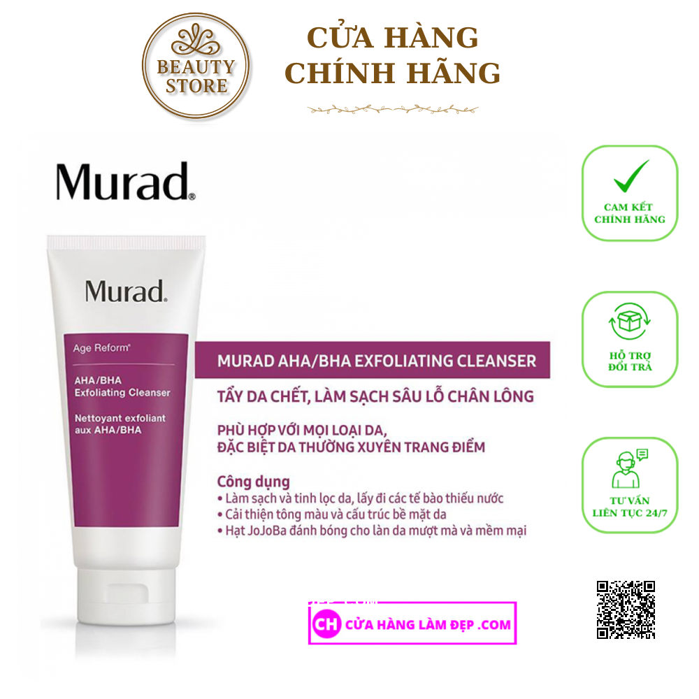 Sữa rửa mặt và tẩy tế bào chết AHA/BHA Exfoliating Cleanser