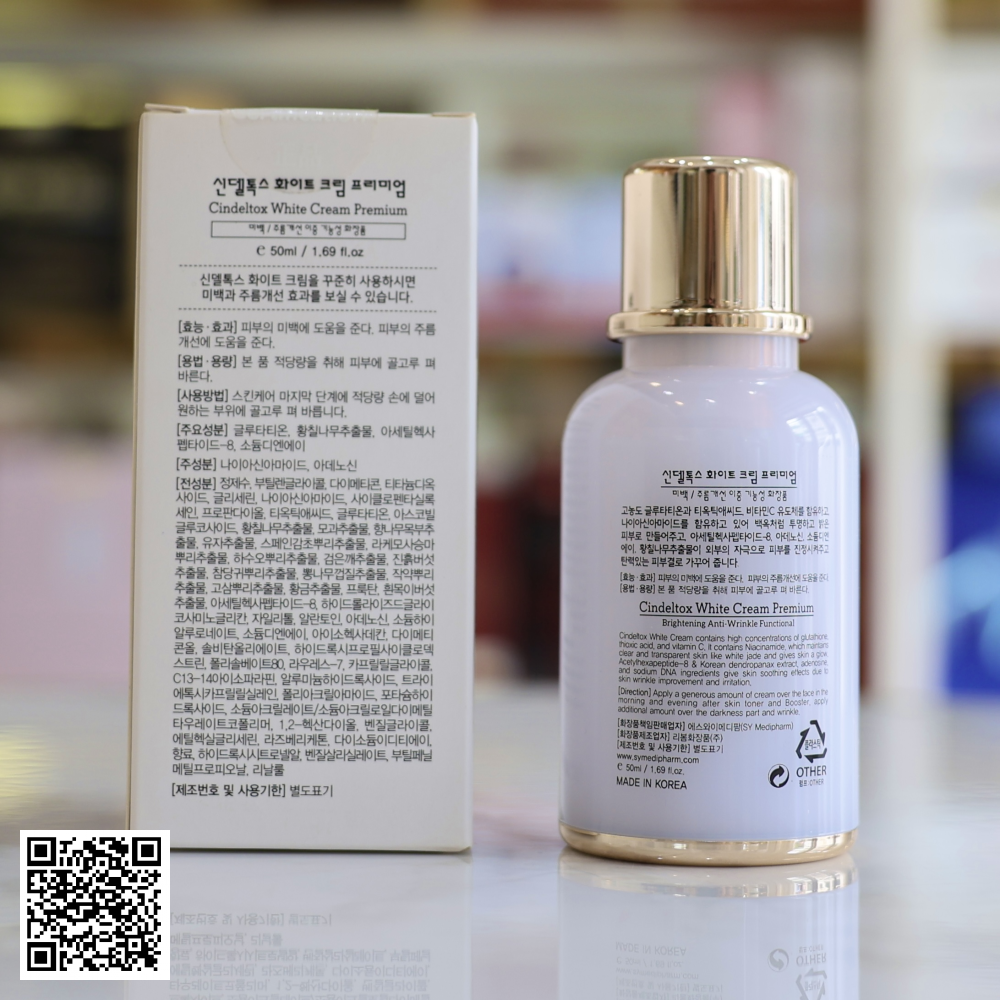 Kem Dưỡng Trắng Da Cindeltox White Cream 50ml