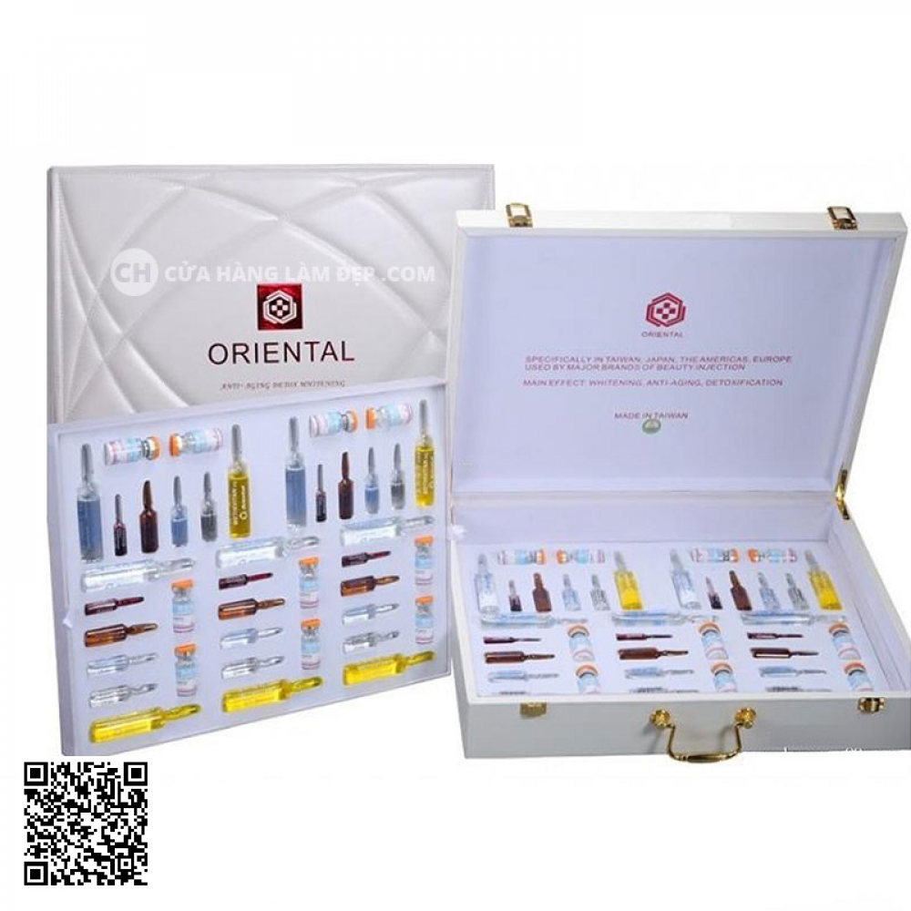 Truyền Trắng Tuyết Mộc Hoa Oriental Anti Aging Detox Whitening Intravenous