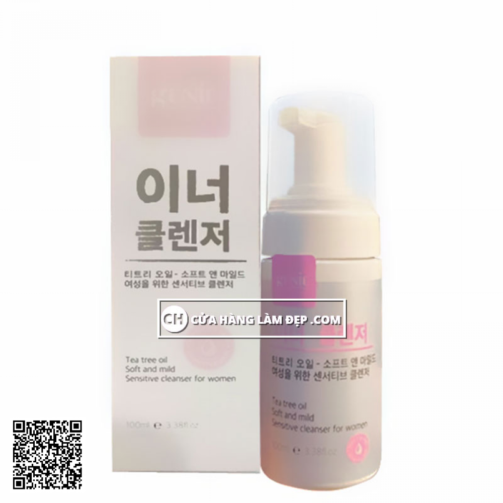 Dung Dịch Vệ Sinh Phụ Nữ Genie Tea Tree Oil Soft And Mild Sensitive Cleanser For Women