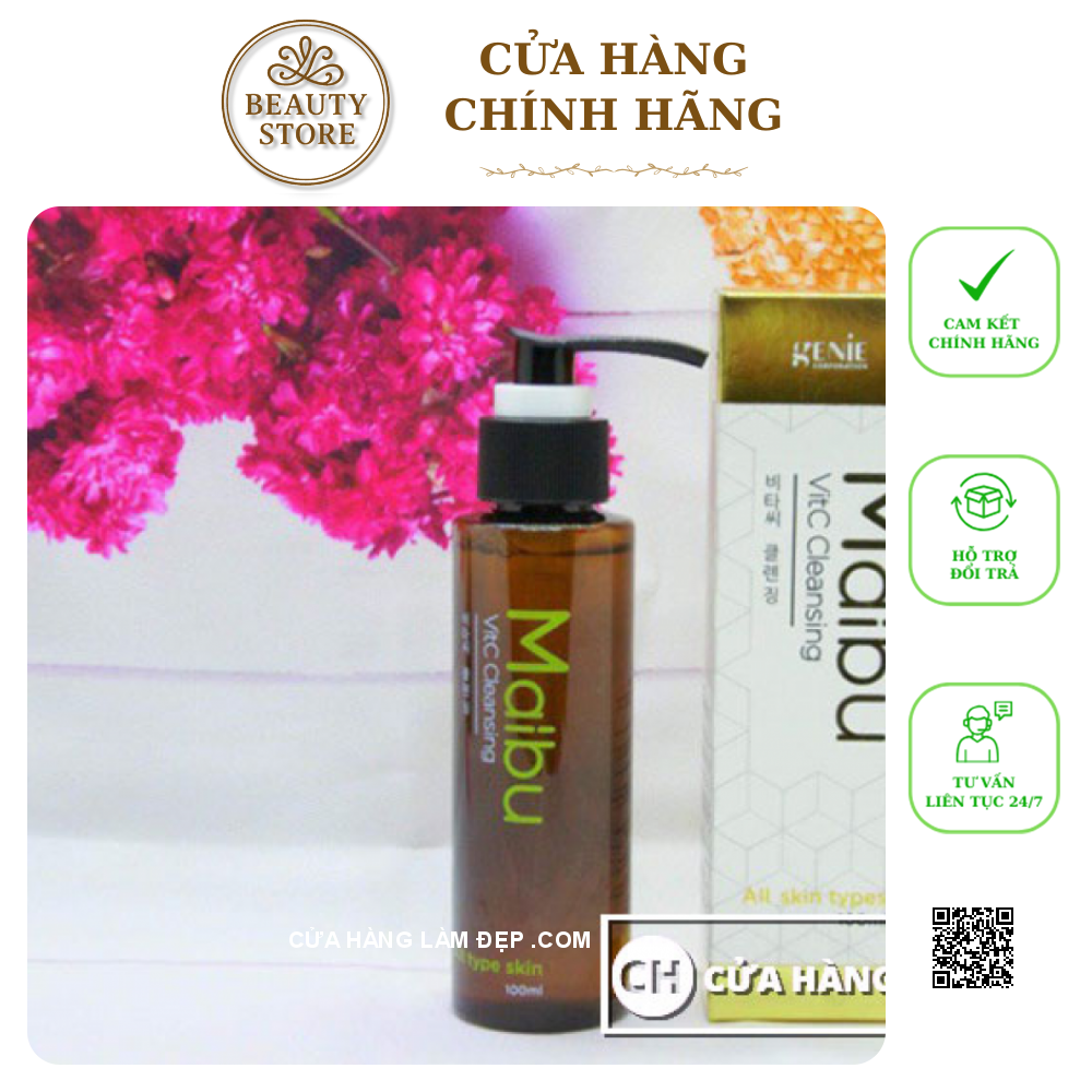 Sữa Rửa Mặt Genie Maibu VitC Cleansing