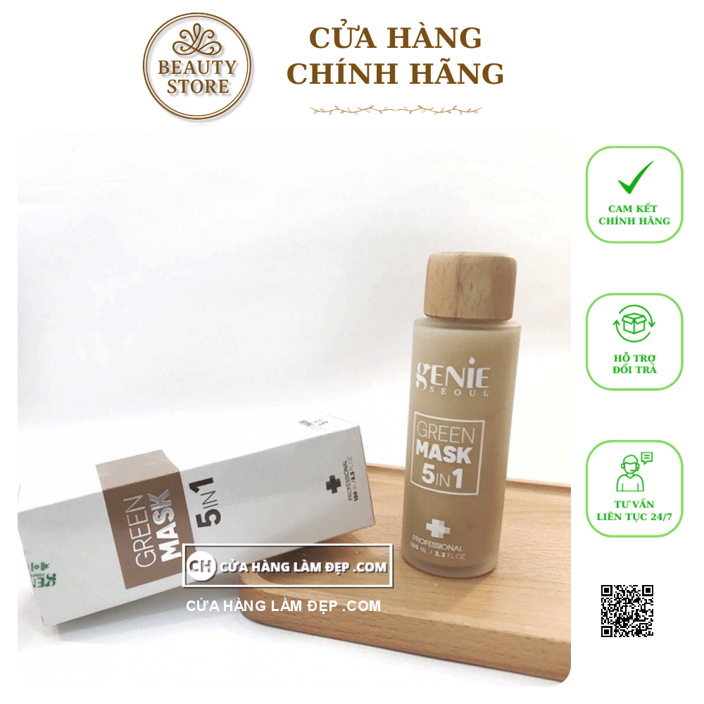 Mặt Nạ Tẩy Tinh chất Chết Genie Green Mask 5in1