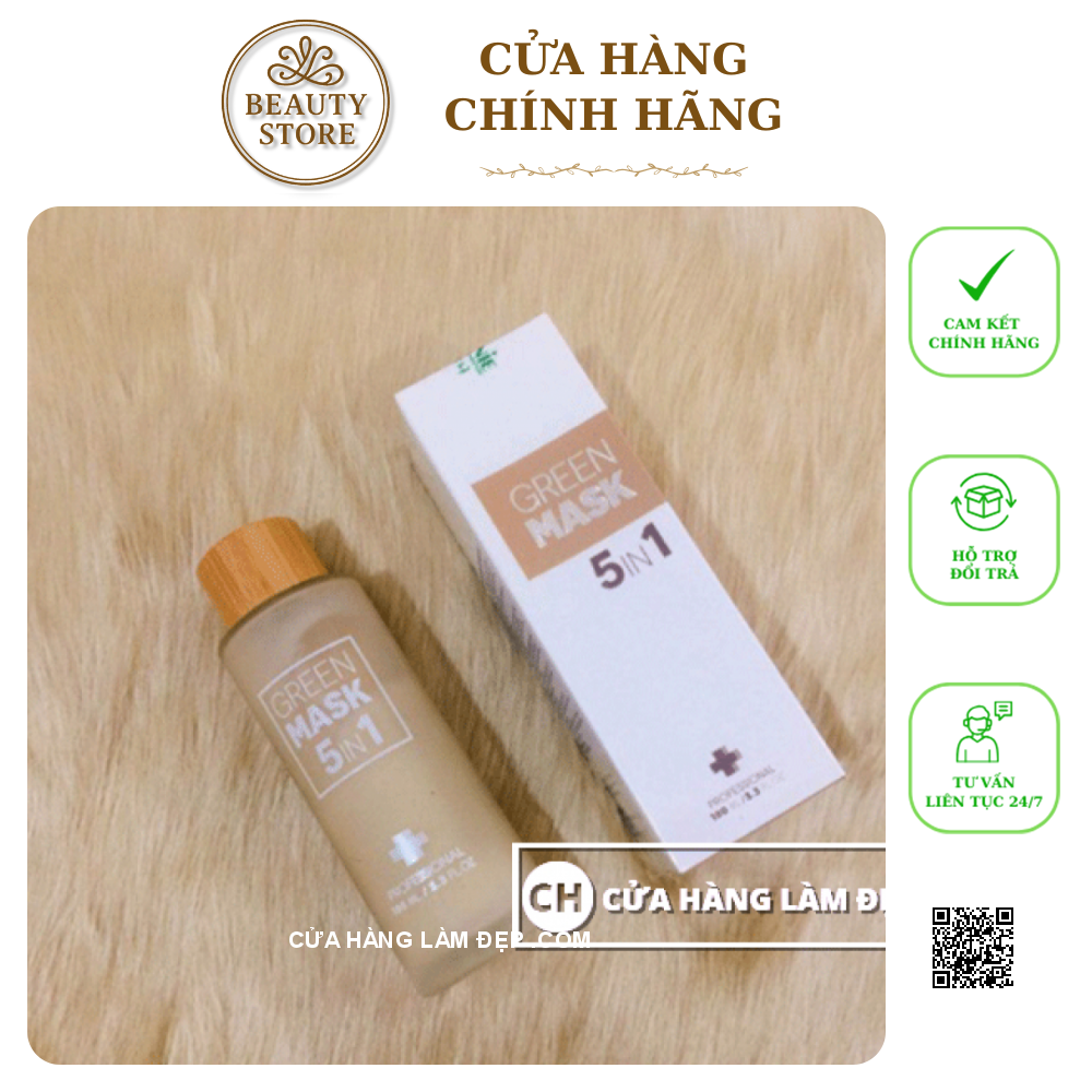 Mặt Nạ Tẩy Tinh chất Chết Genie Green Mask 5in1