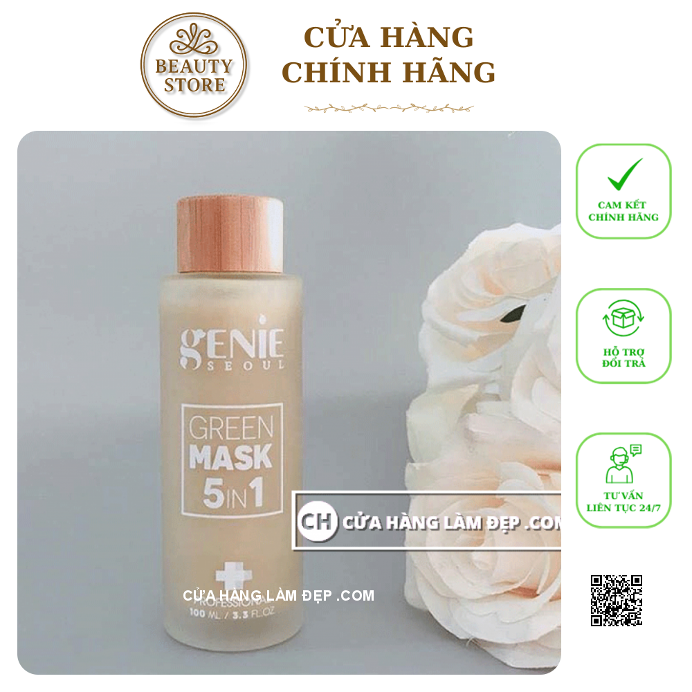 Mặt Nạ Tẩy Tinh chất Chết Genie Green Mask 5in1