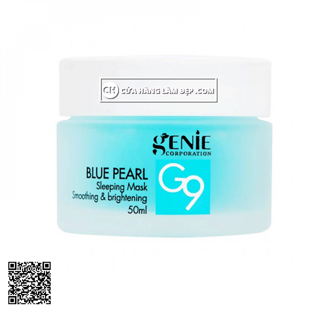 Mặt Nạ Ngủ Genie Blue Pearl Sleeping Mask G9 Smoothing & Brightening